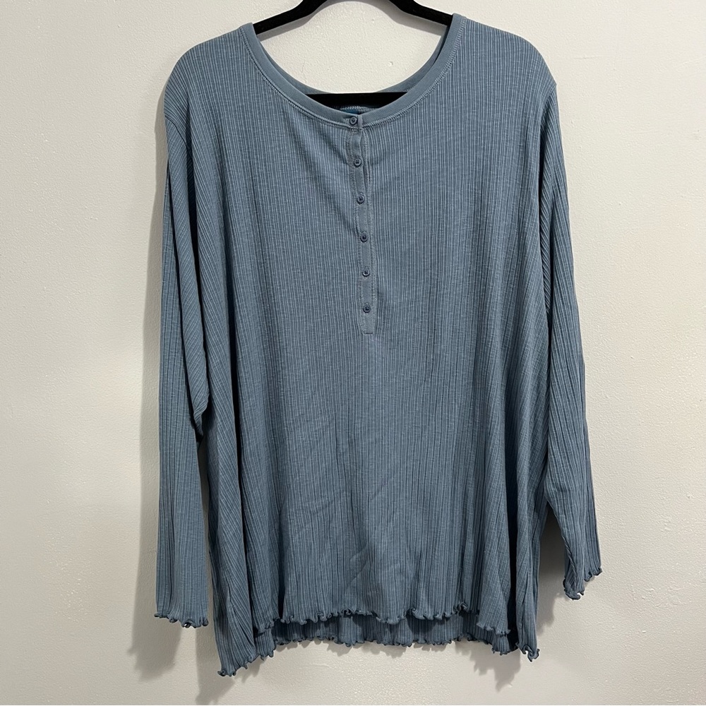 Rib-knit Long Sleeve